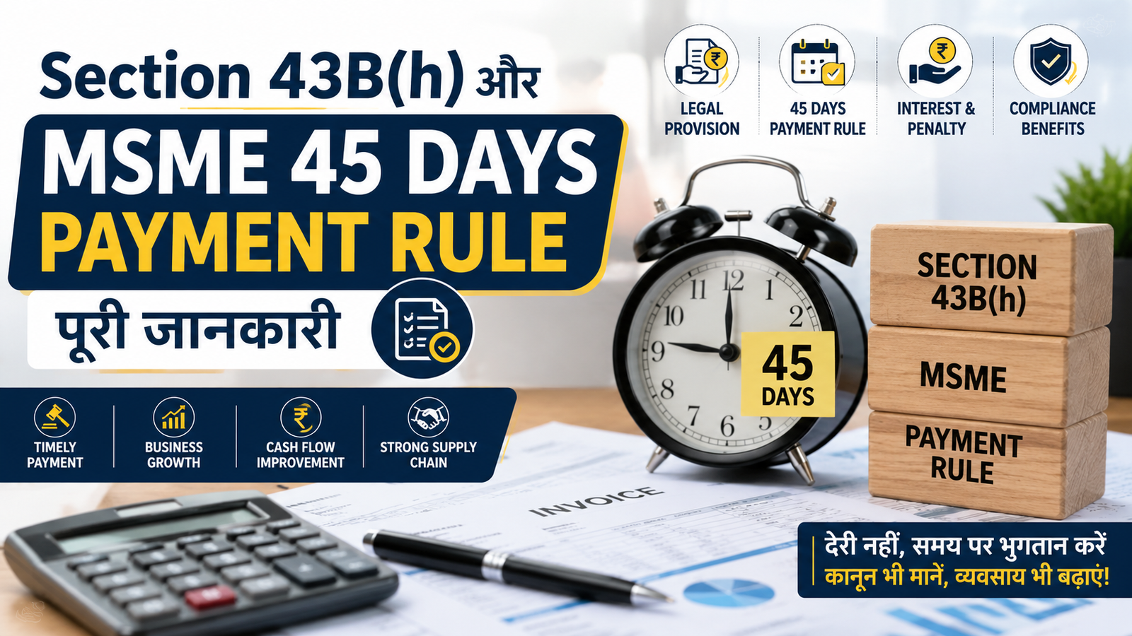 Section 43B(h) | MSME 45 Days Payment Rule | New MSME Payment Rule